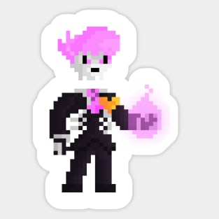 Pixel Lewis ghost Sticker